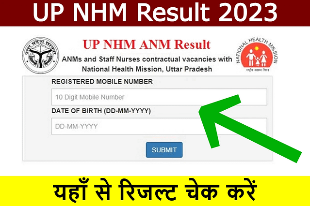 UP NHM Result 2023,Cut off,Merit List
